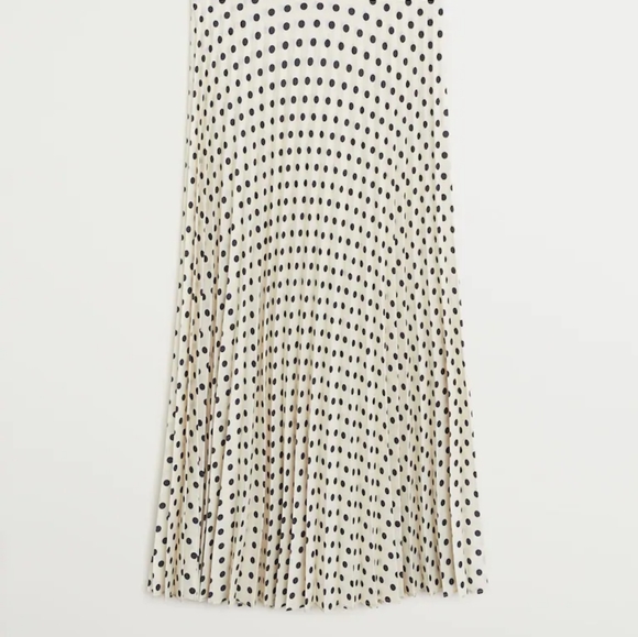 🔥Last 2🔥MANGO Pleated Polka dot maxi skirt - Picture 6 of 7